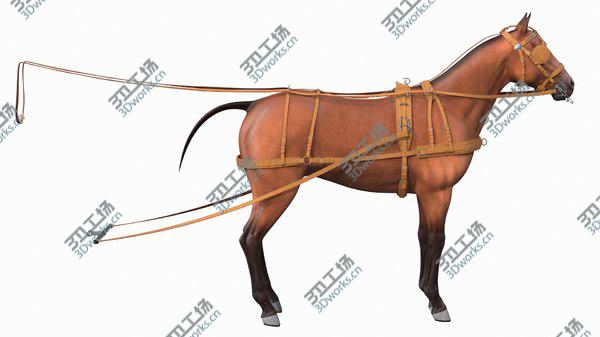 images/goods_img/20210312/Horse Drawn Leather Driving Harness Rigged 3D model/4.jpg